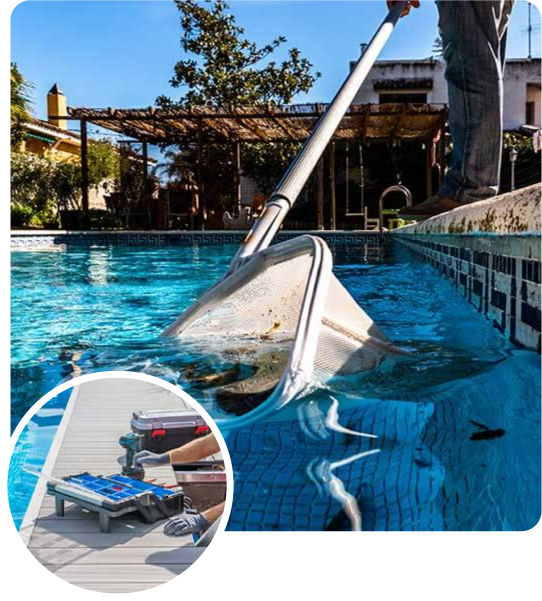 Pool Fix Texas decorative graphic element
